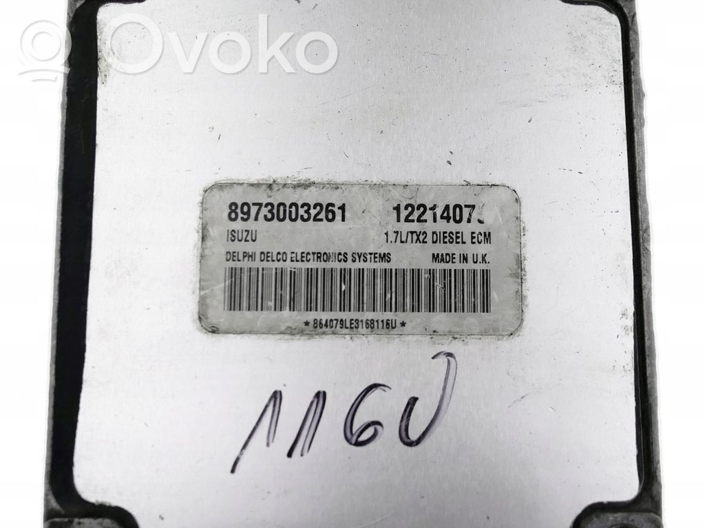 Opel Combo C Engine control unit/module 