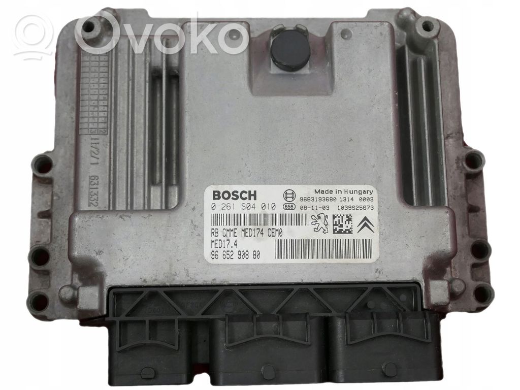 Peugeot 207 Engine control unit/module 
