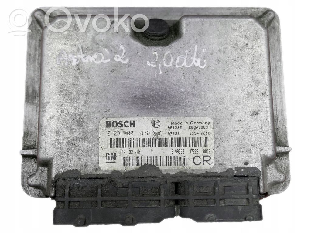 Engine control unit/module   09133268,0281001870