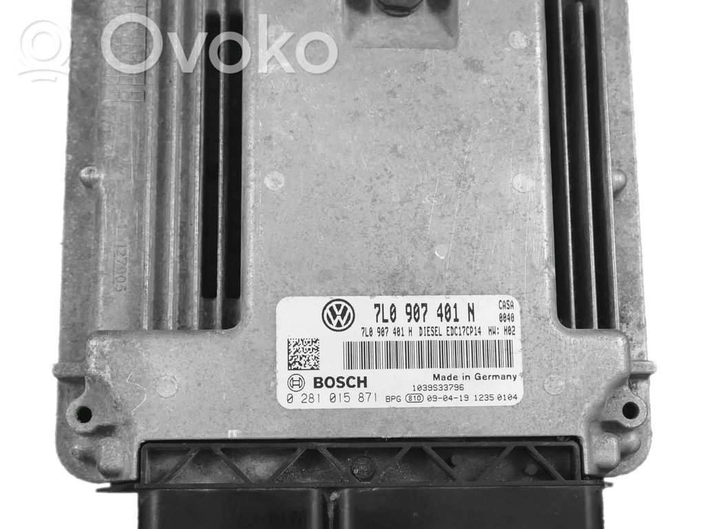 Volkswagen Touareg I Engine control unit/module 