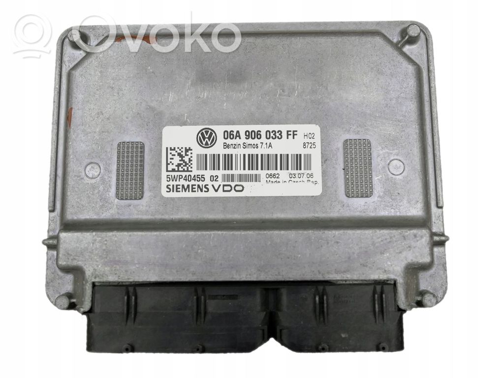 Unidad de control/módulo del motor   06A906033FF,5WP4045502