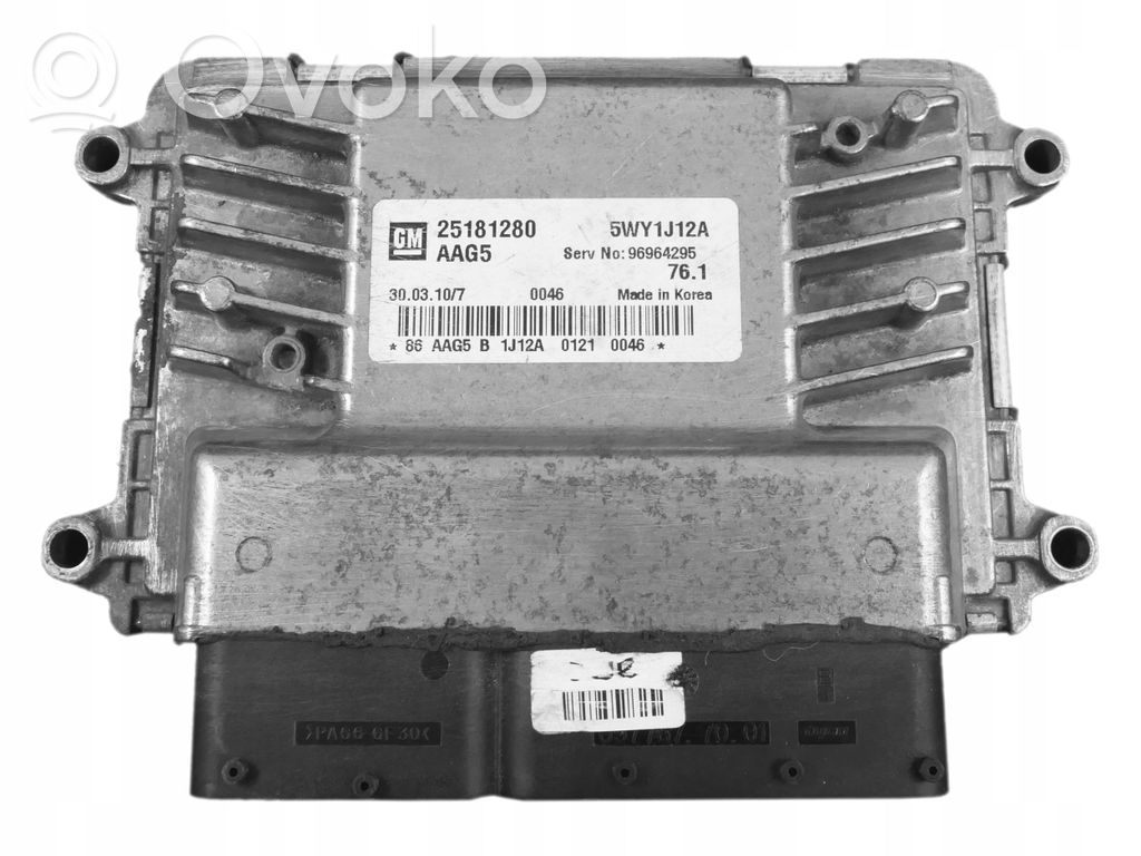 Engine control unit/module   25181280,5WY1J12A