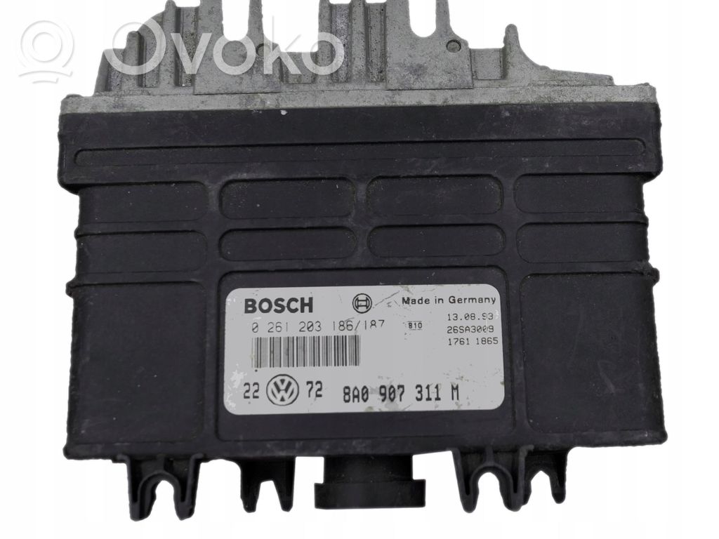 Engine control unit/module   8A0907311M,0261203186