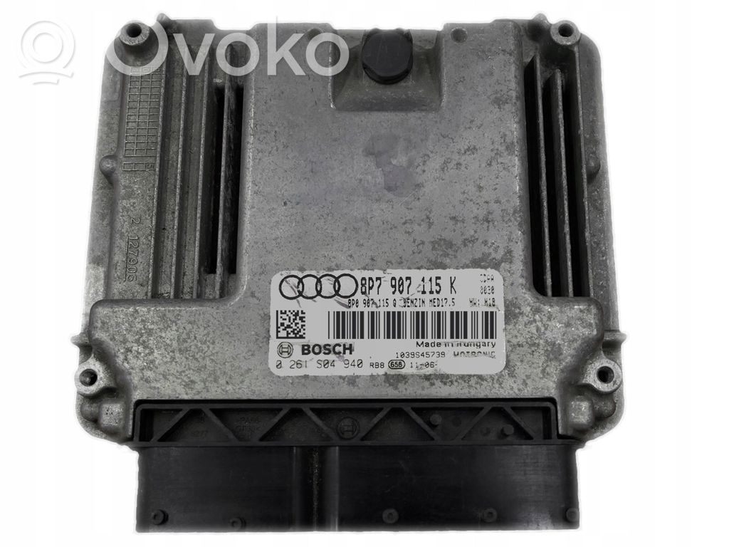 Audi A3 S3 8P Engine control unit/module 