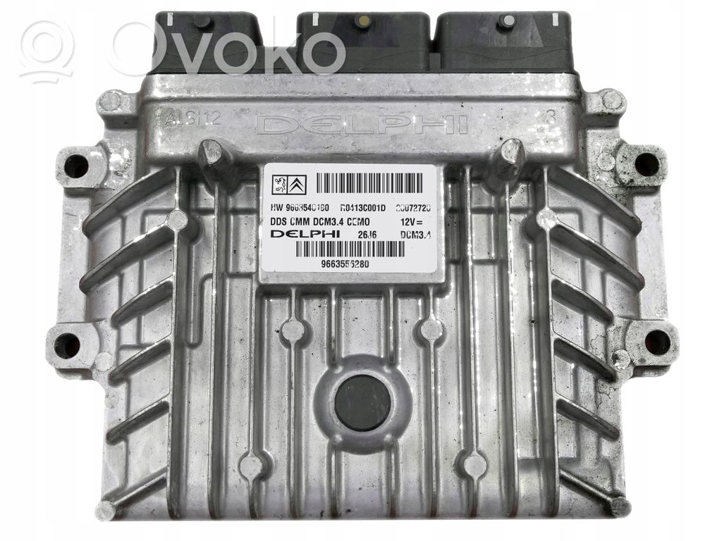 Engine control unit/module   9663556280,9663548180