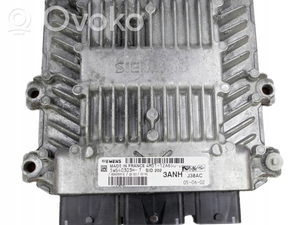 Engine control unit/module   4M5112A650JH,3ANH,5WS40303H