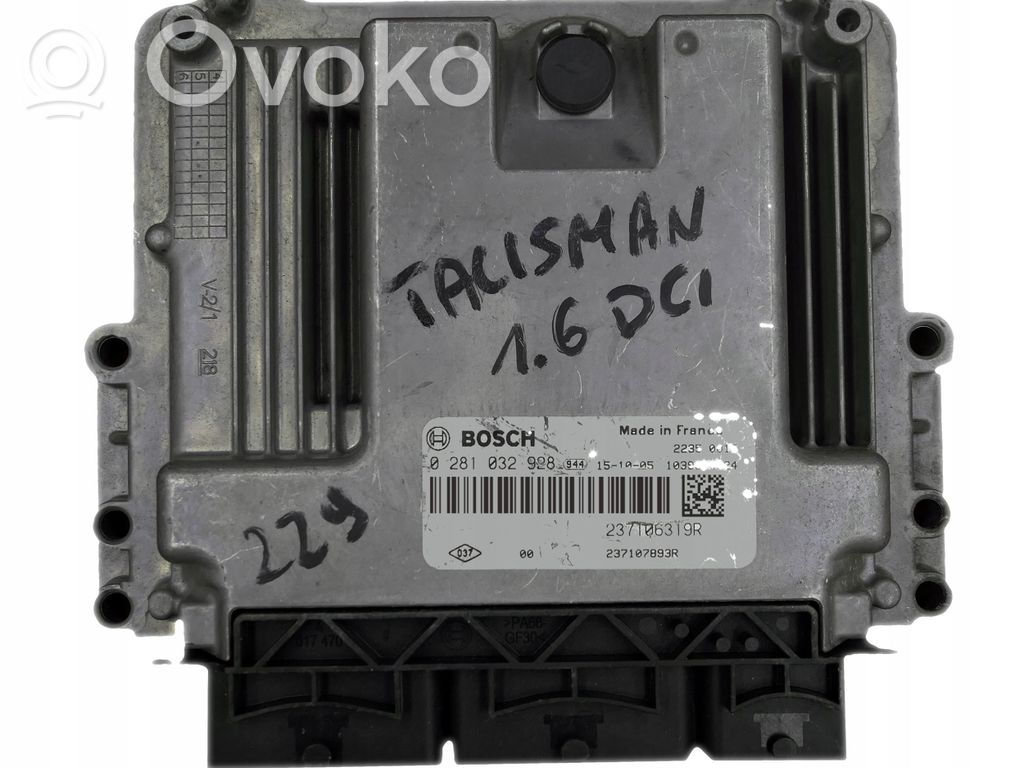 Renault Talisman Unitate/modul de control motor 