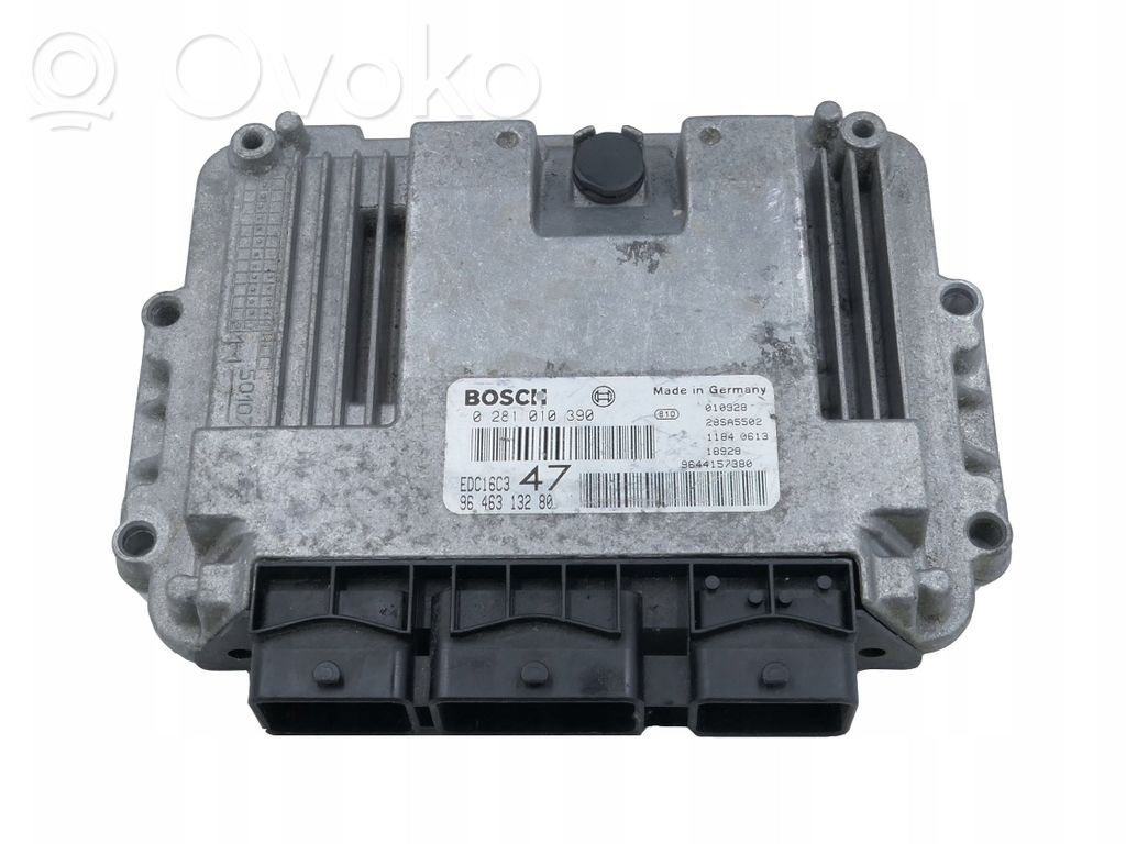 Peugeot 307 Dzinēja vadības bloks 