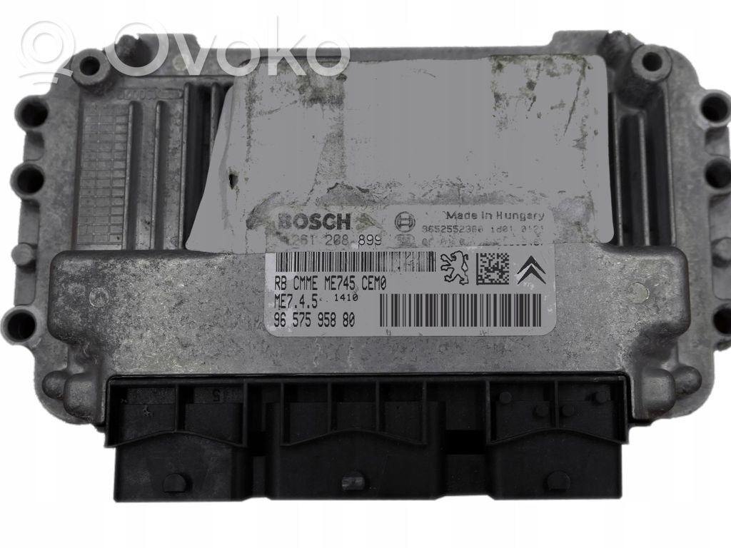 Engine control unit/module   9657595880,0261208899