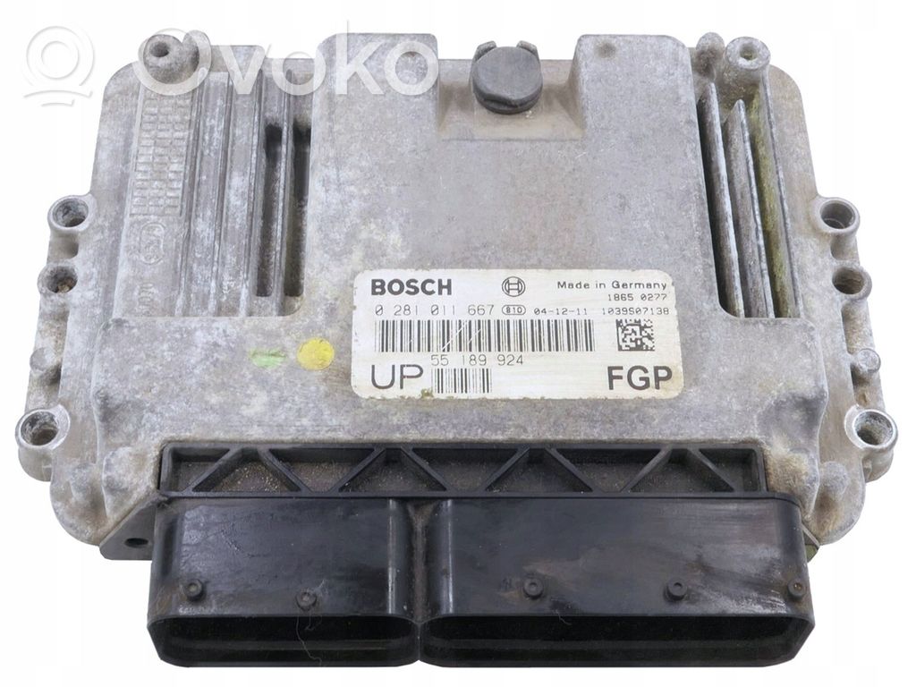 Engine control unit/module ECU   55189924,0281011667