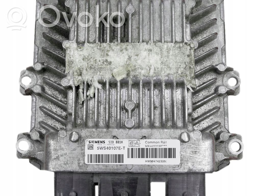 Peugeot 407 Engine control unit/module 