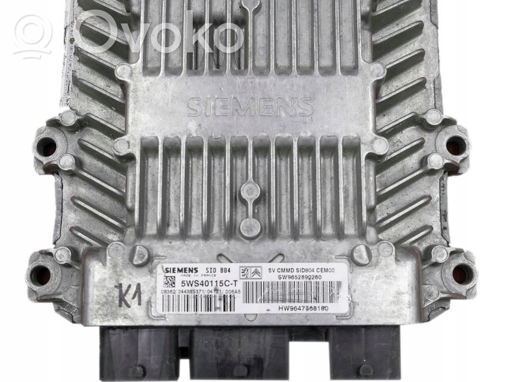 Citroen C2 Engine control unit/module 