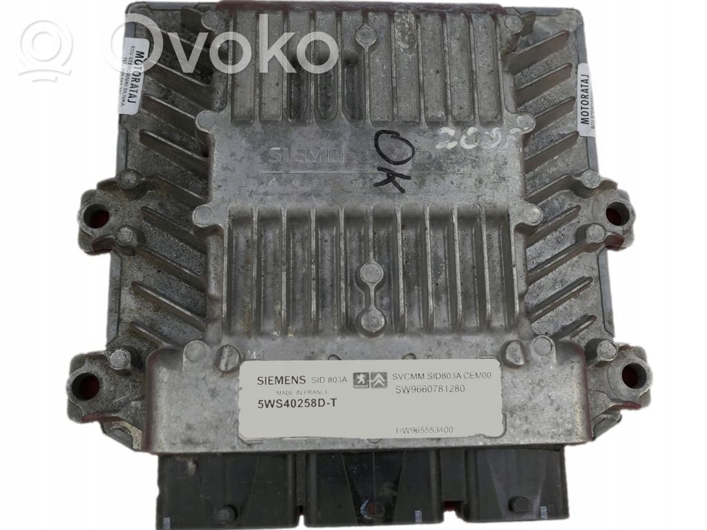 Citroen C5 Engine control unit/module 