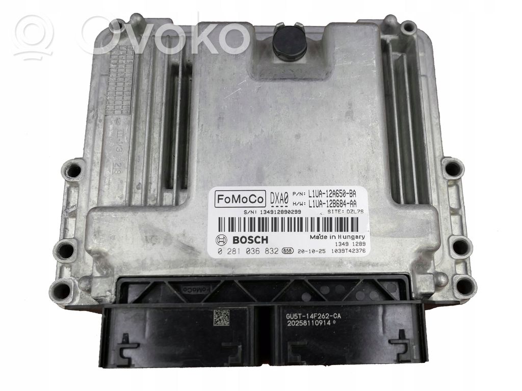 Engine control unit/module   L1UA12A650BA,0281036832,12A650