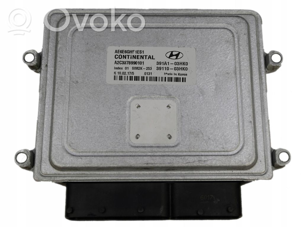 Engine control unit/module   391A13HK0,3911003HK0,AE6EGHF1ES0,A2C3878990001