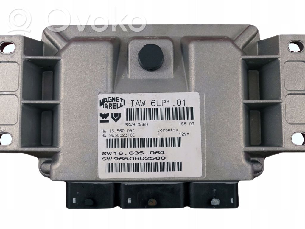 Engine control unit/module   9650602580,IAW6LP1
