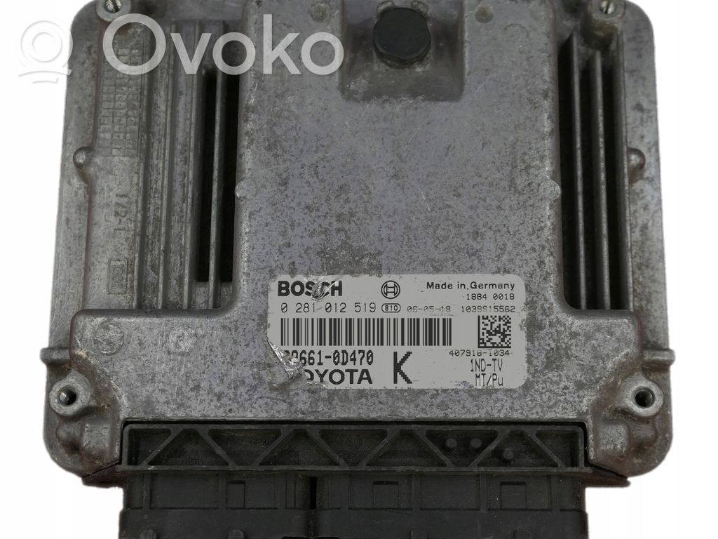 Toyota Yaris Cross Engine control unit/module 