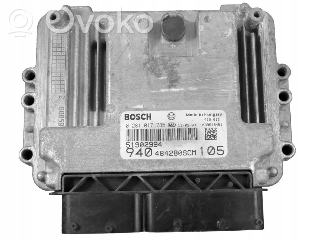 Engine control unit/module   51902994,0281017785