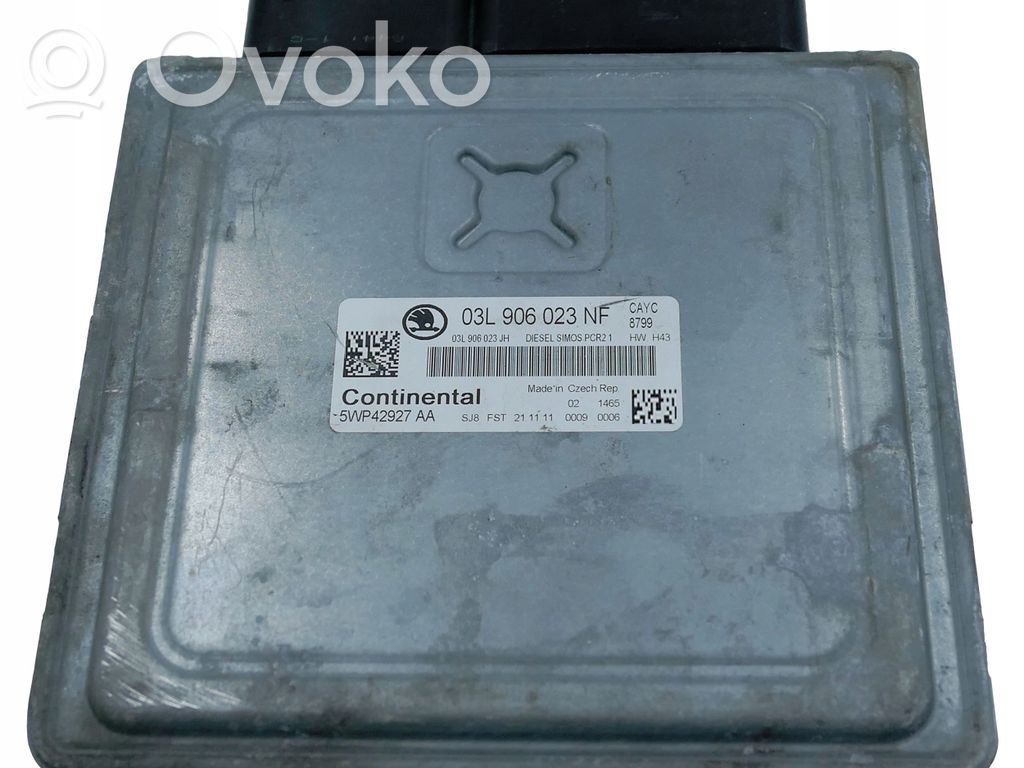 Engine control unit/module   03L906023NF,5WP42927AA