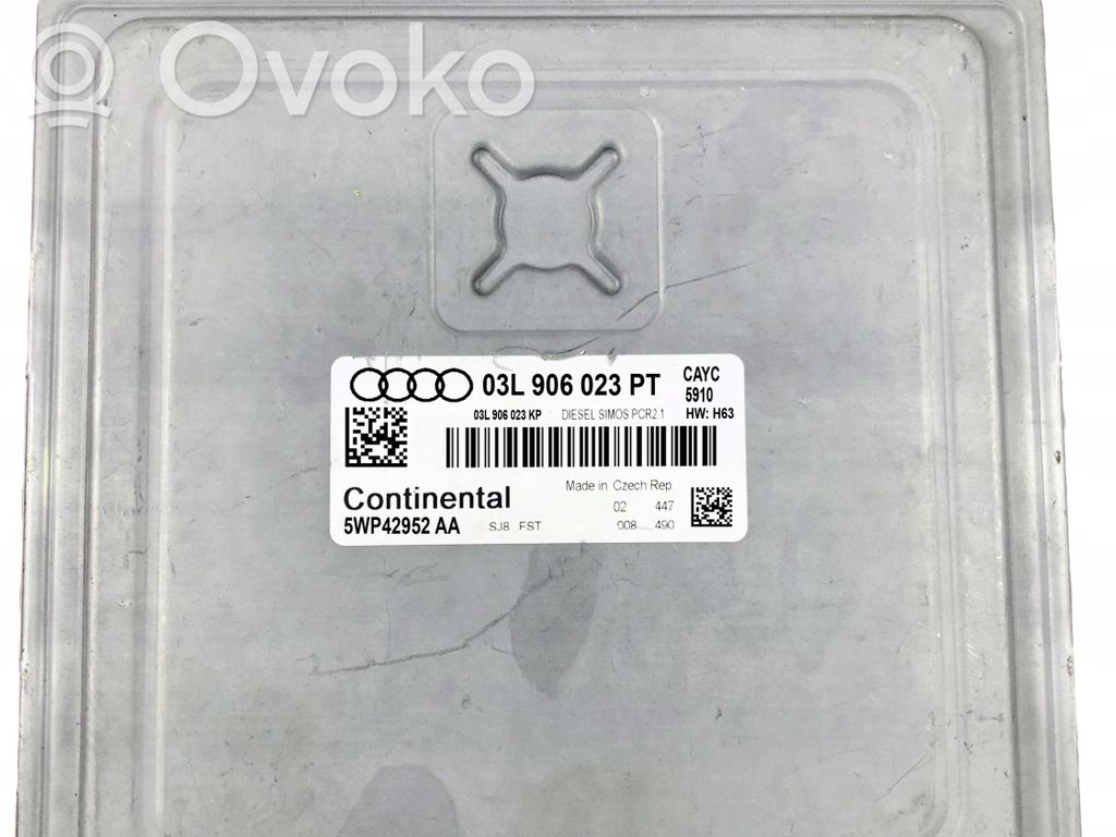 Unidad de control/módulo ECU del motor   03L906023PT,5WP42952AA