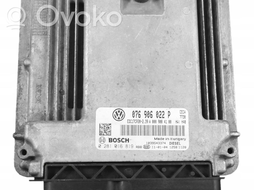 Volkswagen Crafter Engine control unit/module 