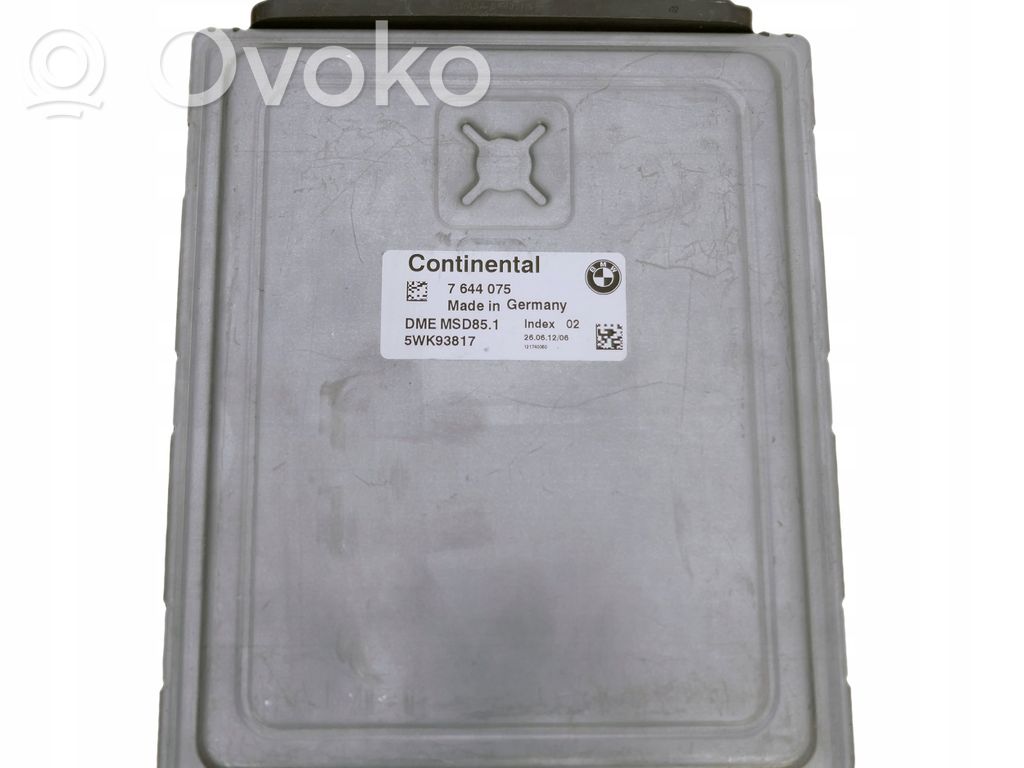 BMW X6 E71 Engine control unit/module 