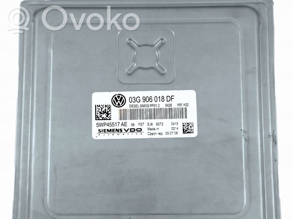 Volkswagen Golf V Engine control unit/module 