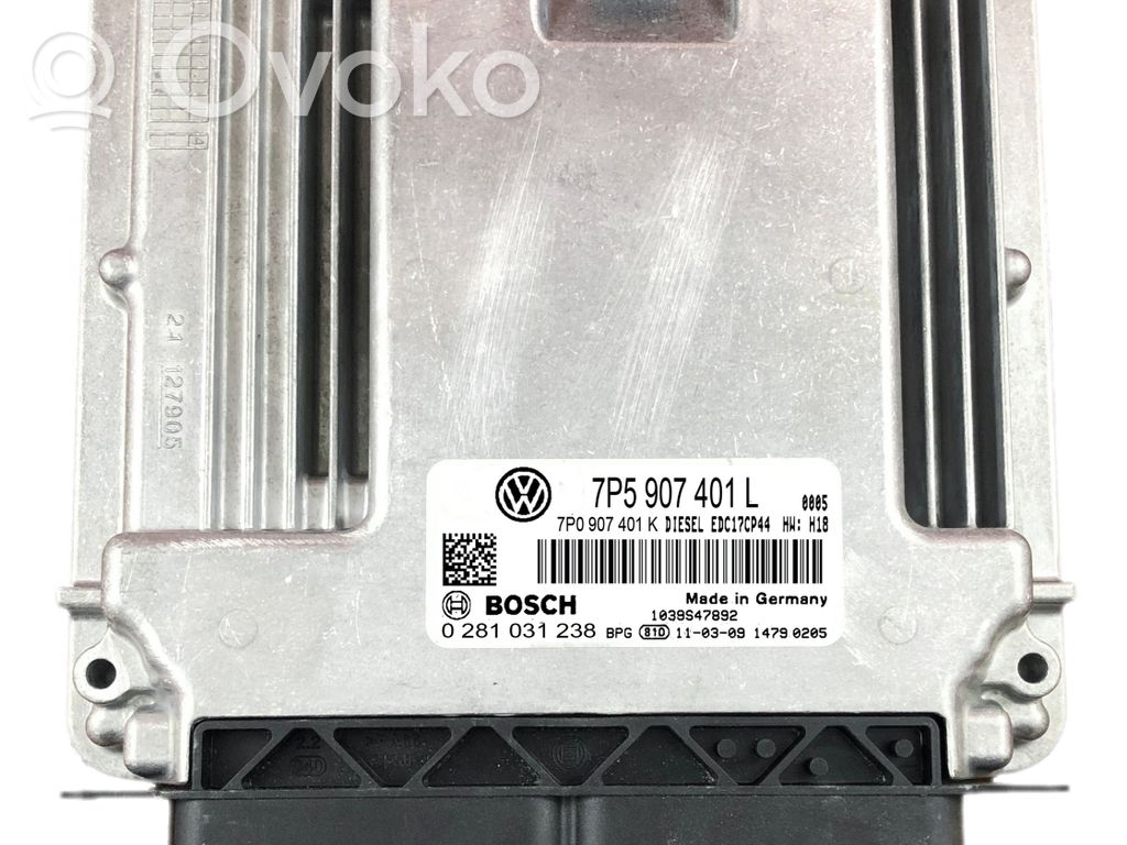 Porsche Cayenne (9PA) Engine control unit/module 