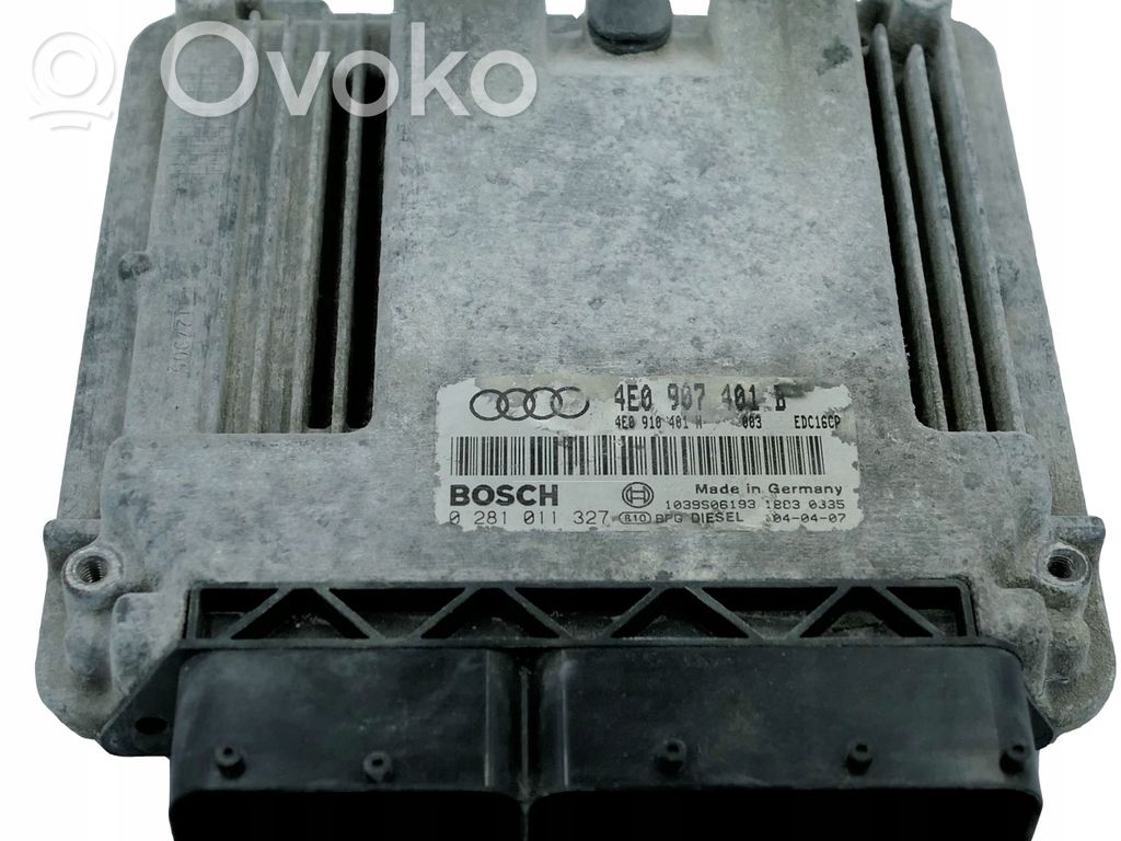Dzinēja vadības bloks   4E0907401B,0281011327