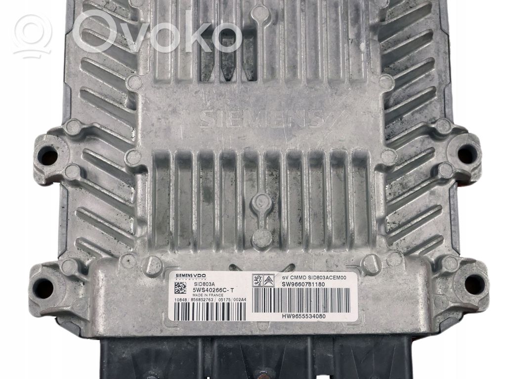 Peugeot 407 Engine control unit/module 