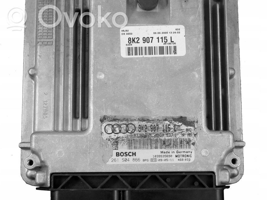 Engine control unit/module   8K2907115L,0261S04866