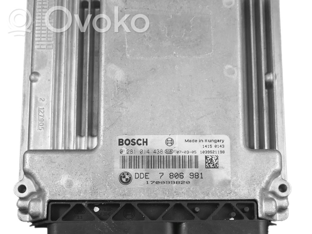 Engine control unit/module   78069810281014438,0281014438