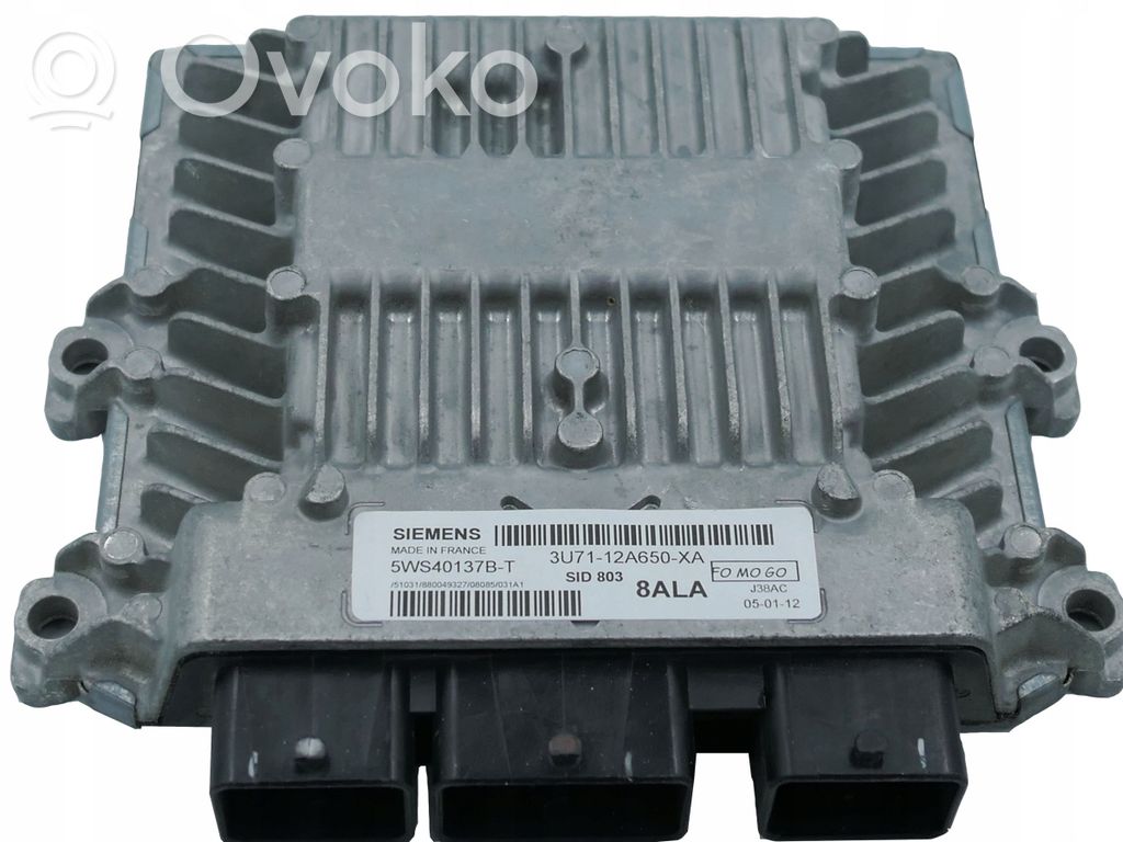 Engine control unit/module   3U7112A650XA,8ALA,5WS40137B