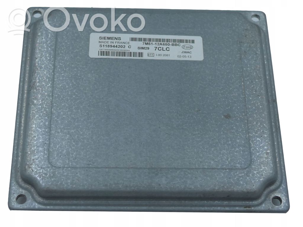 Ford Focus Engine control unit/module 