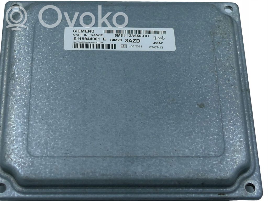 Ford Focus Engine control unit/module 