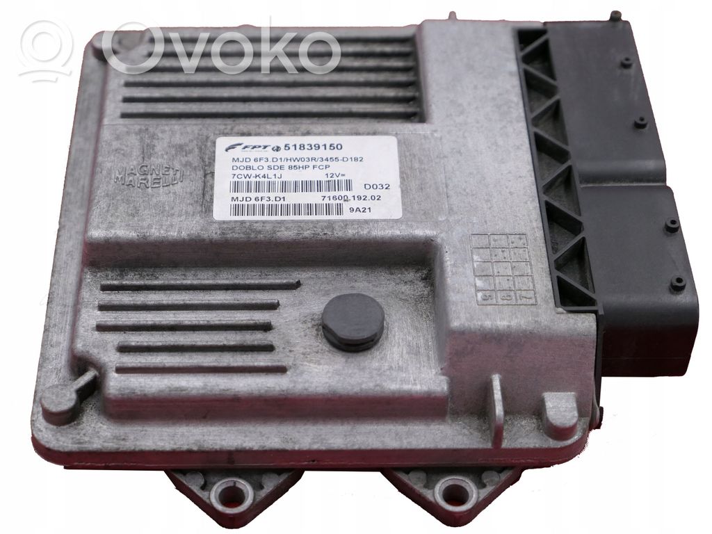 Fiat Doblo Engine control unit/module 