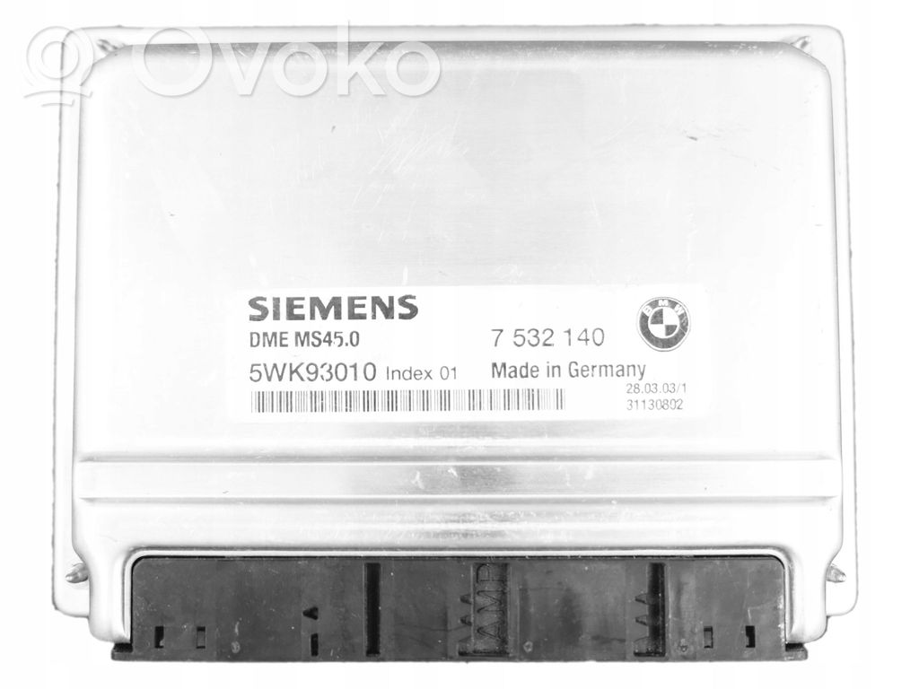 BMW 5 E60 E61 Engine control unit/module 
