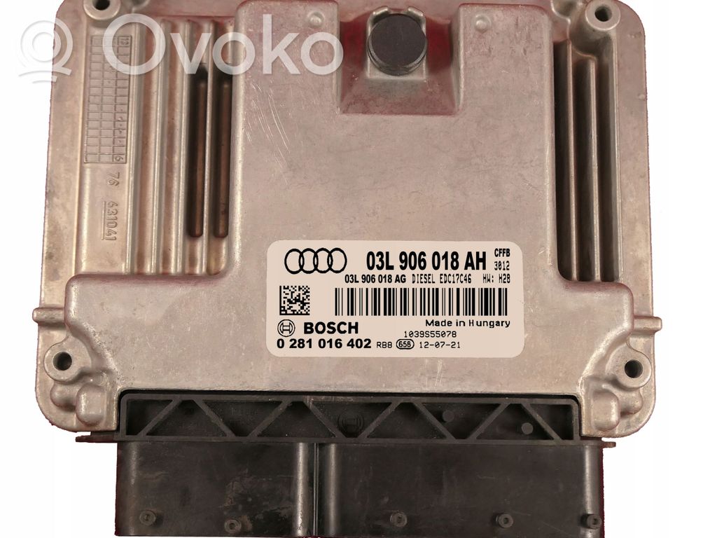Audi A3 S3 8P Engine control unit/module 