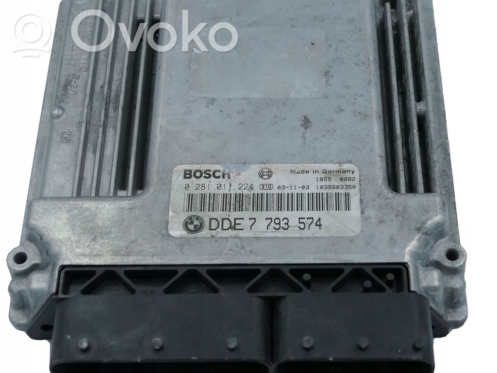 BMW 5 E60 E61 Engine control unit/module 