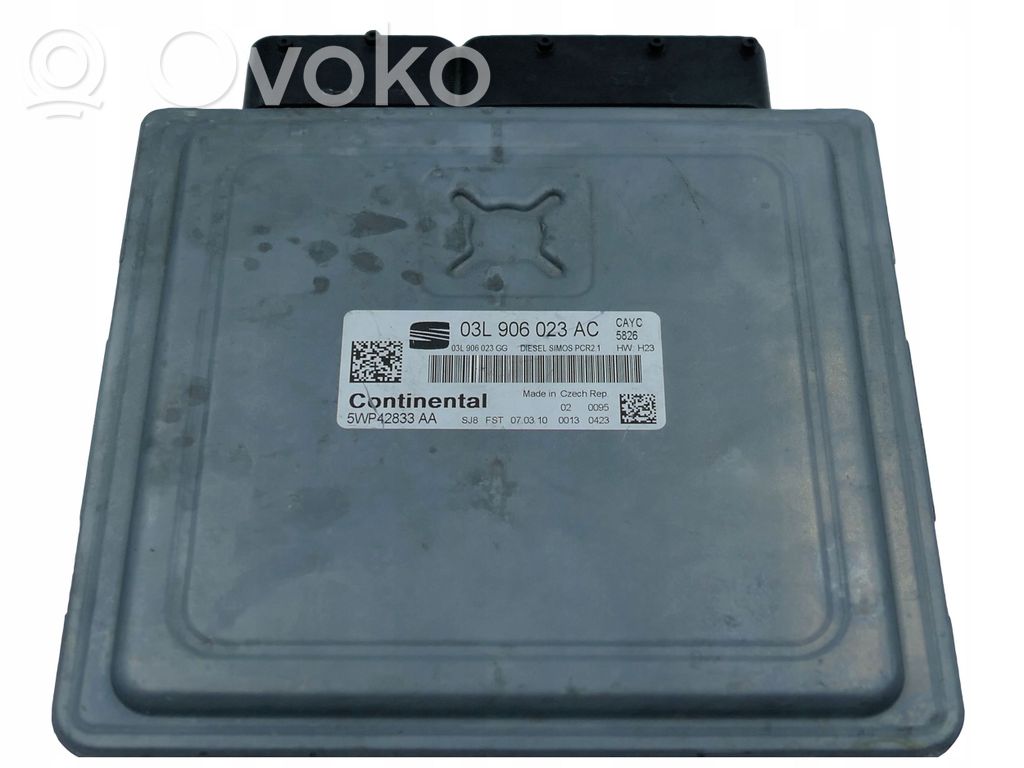 Engine control unit/module   03L906023AC,5WP42833AA