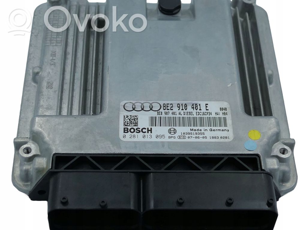Engine control unit/module   8E2910401E,0281013095