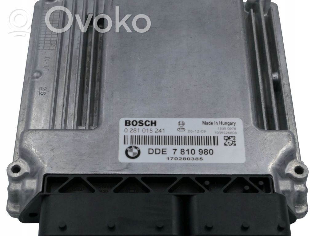 Engine control unit/module   0281015241,0281015241,DDE7810980