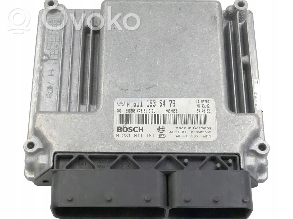 Mercedes-Benz Vito Viano W639 Sterownik / Moduł ECU 