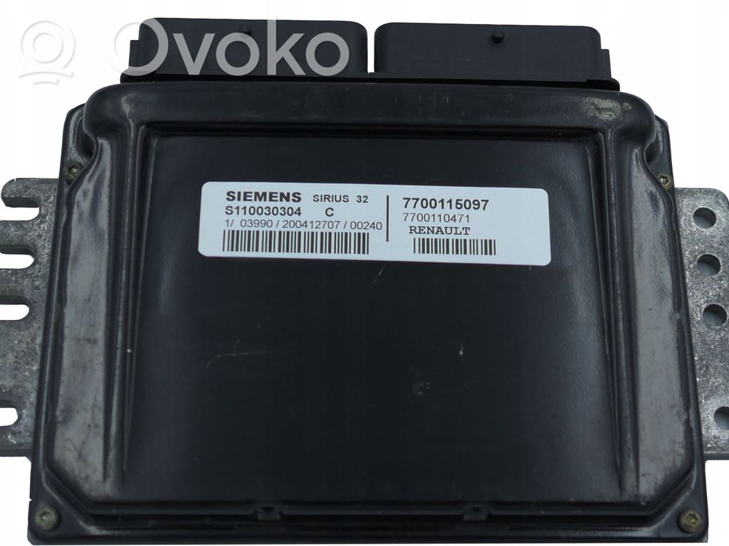 Renault Clio II Engine control unit/module 