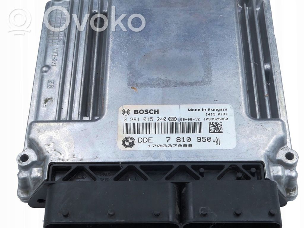 BMW 5 E60 E61 Engine control unit/module 