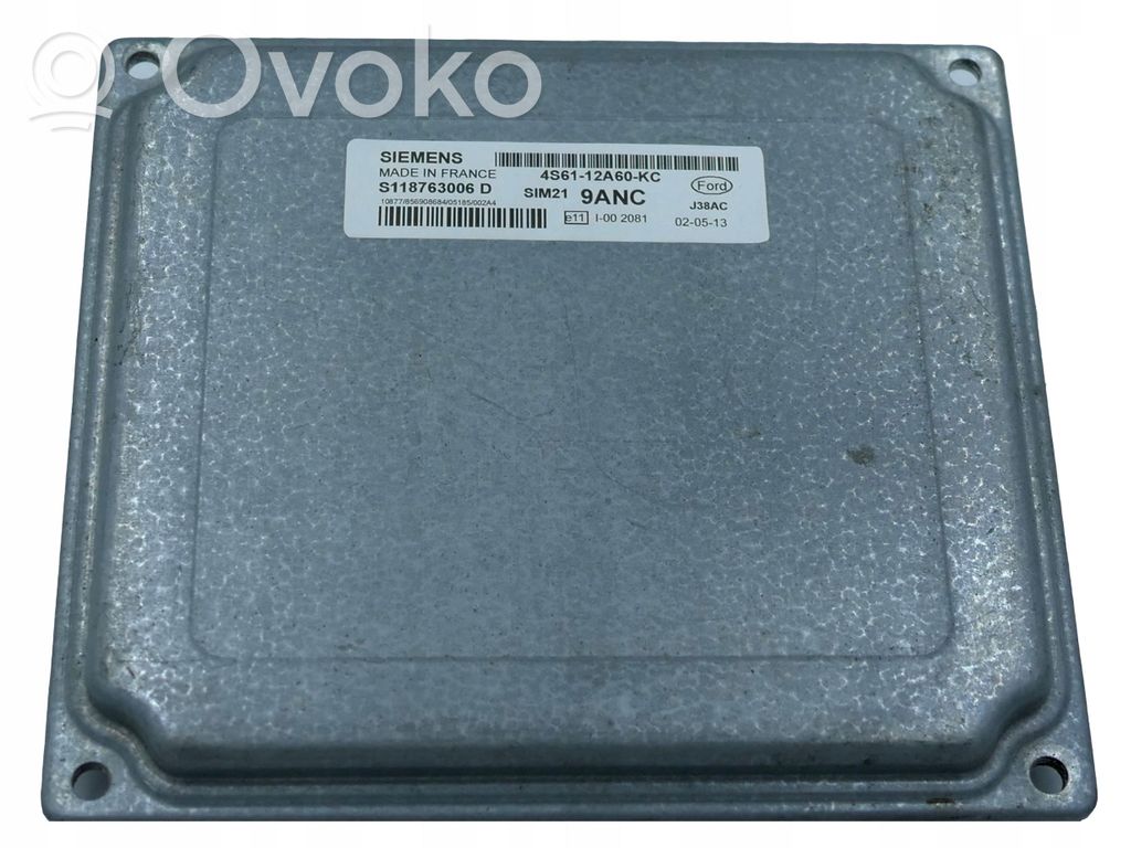 Ford Focus Engine control unit/module 