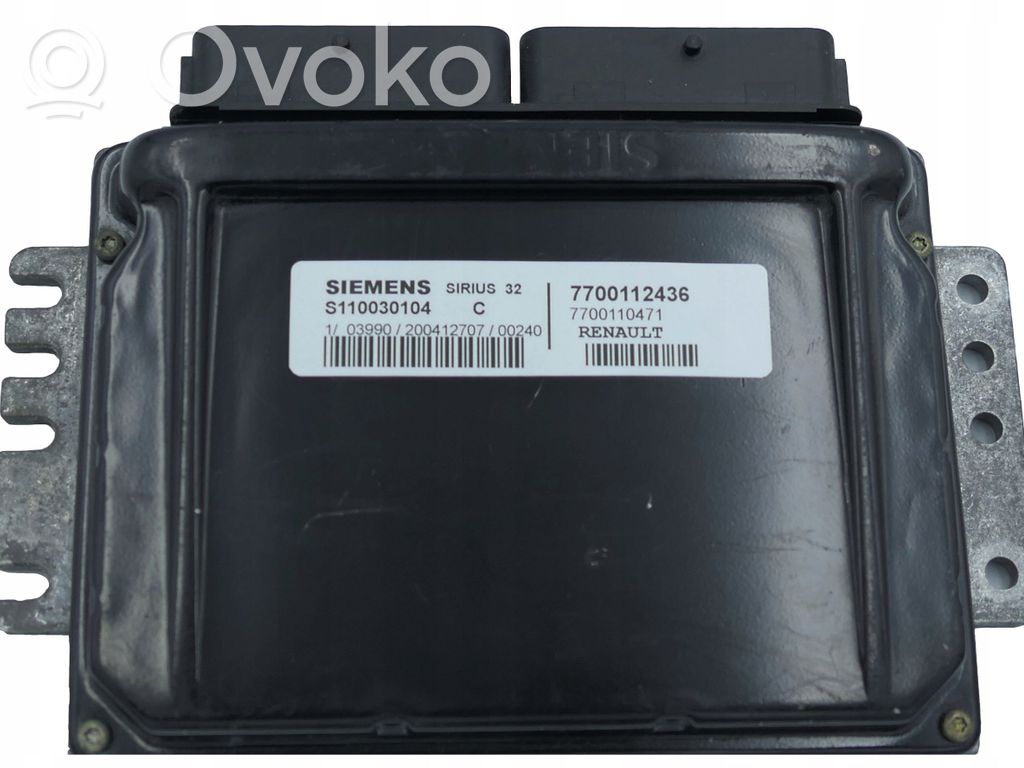 Renault Clio II Engine control unit/module 