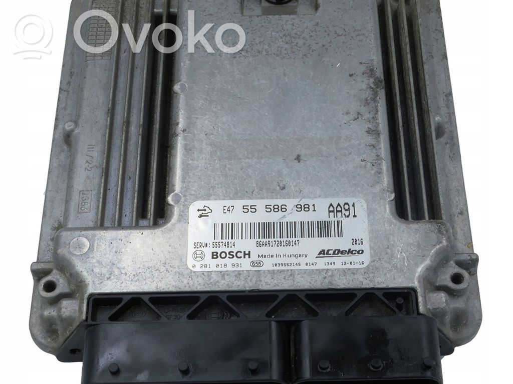 Opel Insignia A Engine control unit/module 