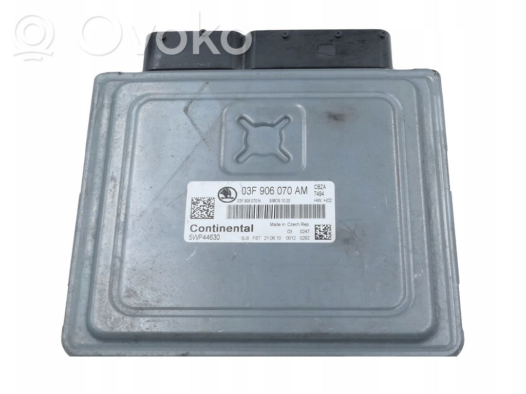 Engine control unit/module   03F906070AM,5WP44630