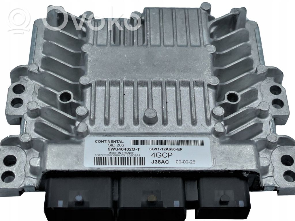 Engine control unit/module   5WS40402OT,6G9112A650EP,4GCP,5WS40402O